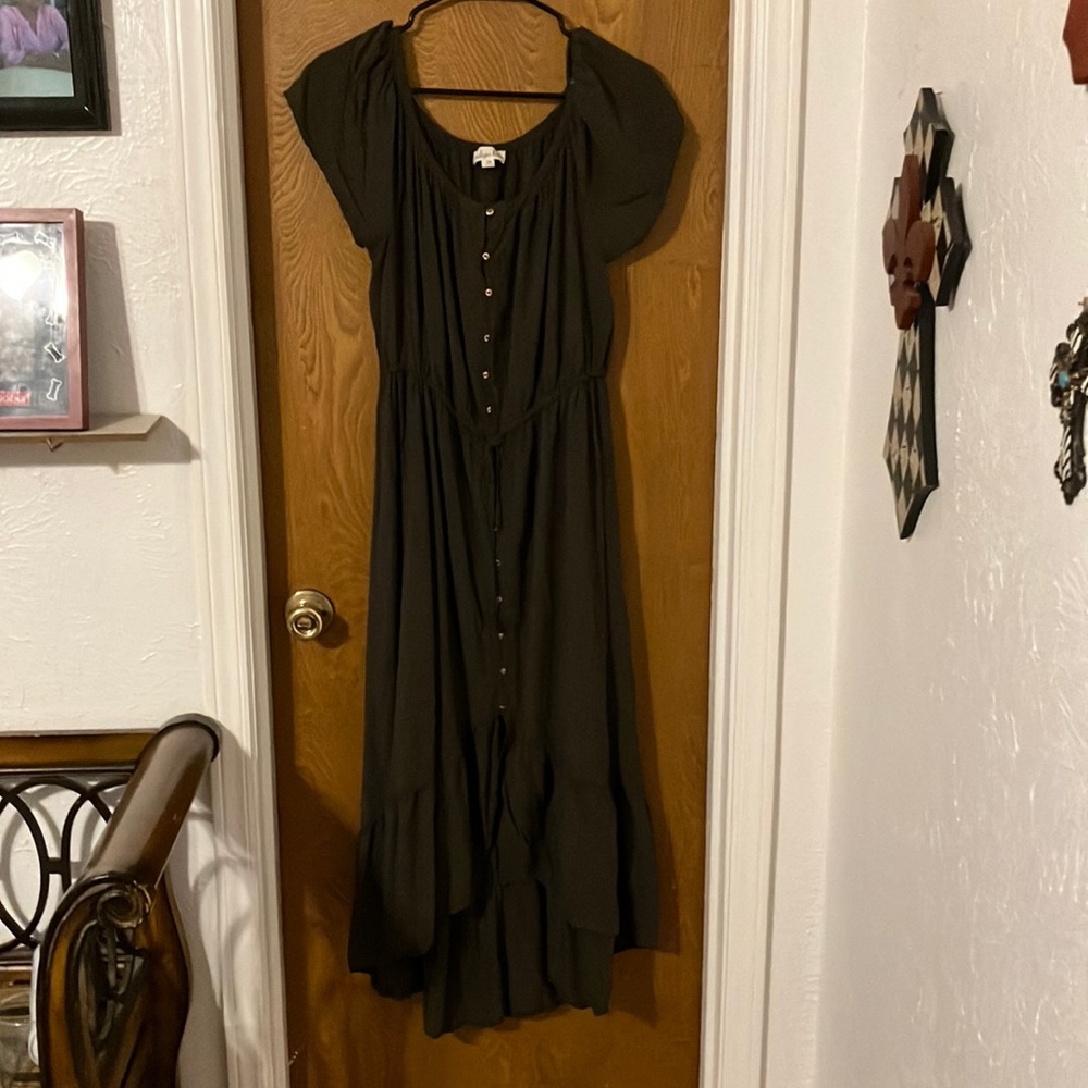 Indigo Rose asymmetrical dress